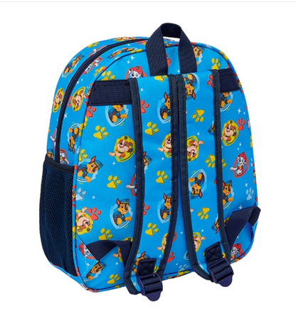 Mochila 3D patrulha pata pré-escolar