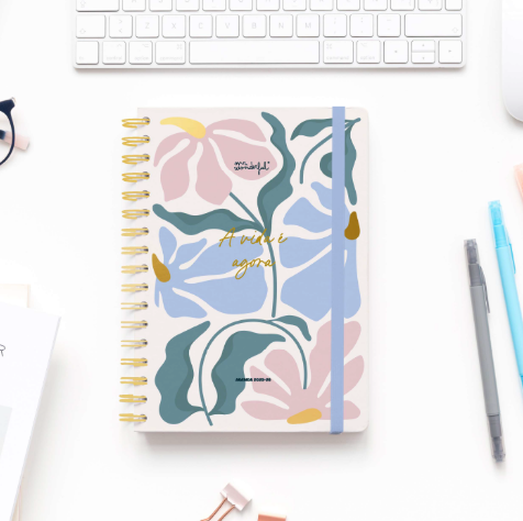 Agenda Wonder 2025-26 Diária - A vida é agora - Mr.Wonderful