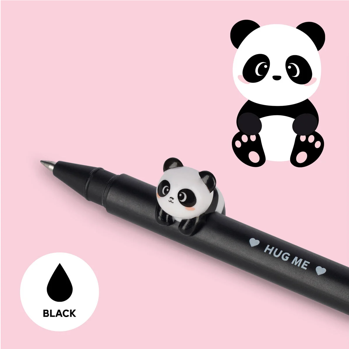 Caneta lovely friends Panda n.º 16 Legami - Nova versão