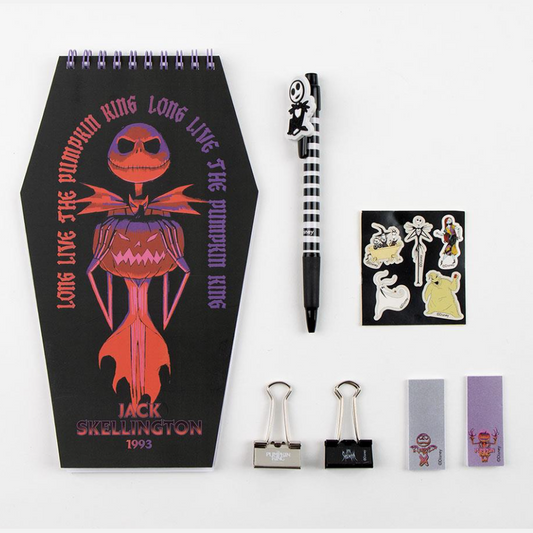 Conjunto papelaria Nightmare Before Christmas