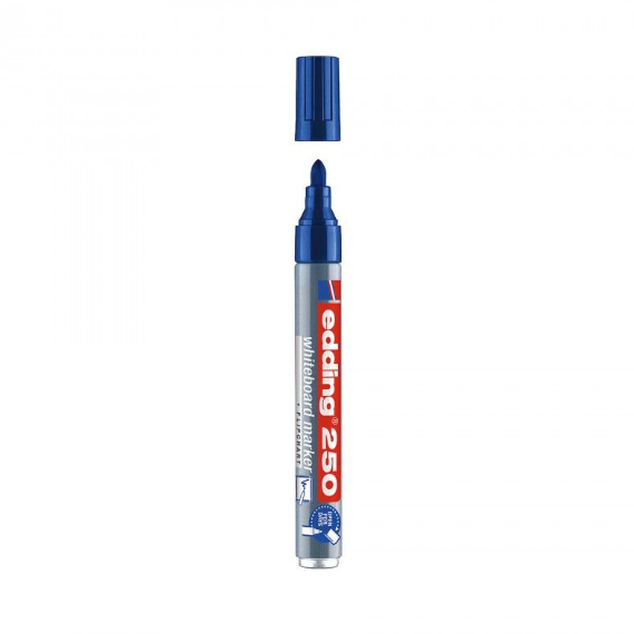 Marcador para quadro banco edding 250 Azul