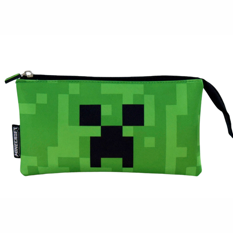 Estojo triplo Minecraft