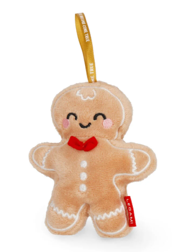 Enfeite de Natal em Peluche - Biscoito de Gengibre - Oh-Oh-Ornaments