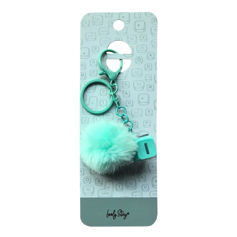 Porta-Chaves com Tecla I Verde – Lovely Story