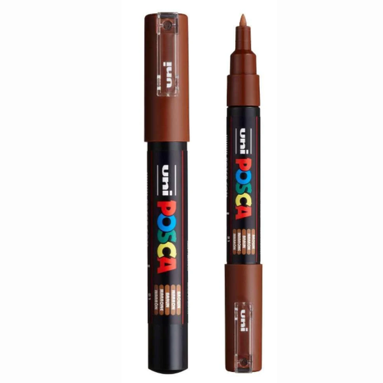 Marcador Uni Posca 1M Castanho 21