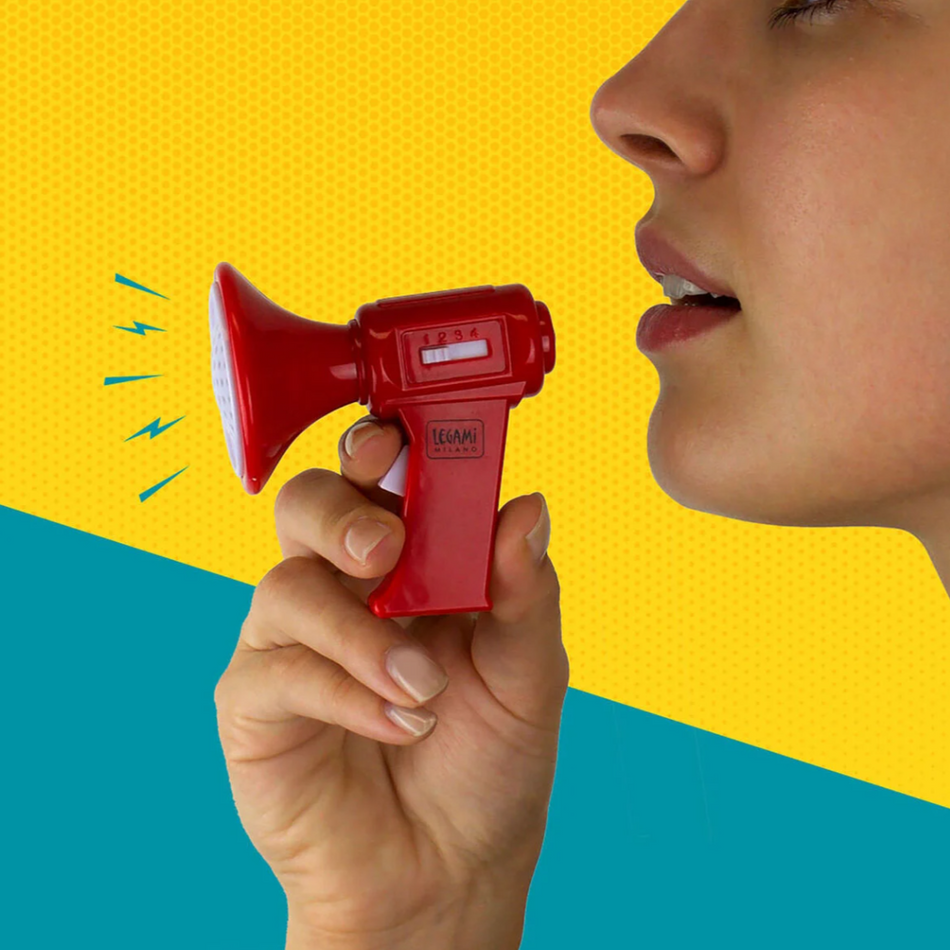 Mini megafone modificador de voz - Legami