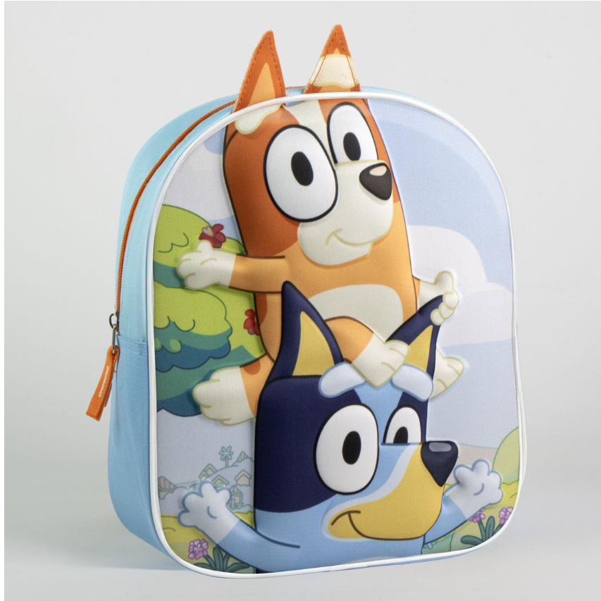 Mochila Pré-escolar Bluey e bingo