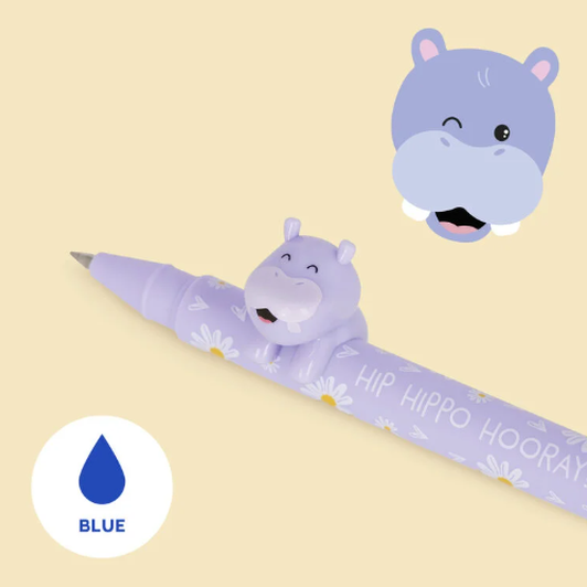 Caneta lovely friends legami Hipopótamo