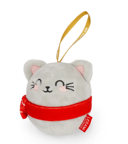 Enfeite de Natal em Peluche - Gatinho - Oh-Oh-Ohrnaments