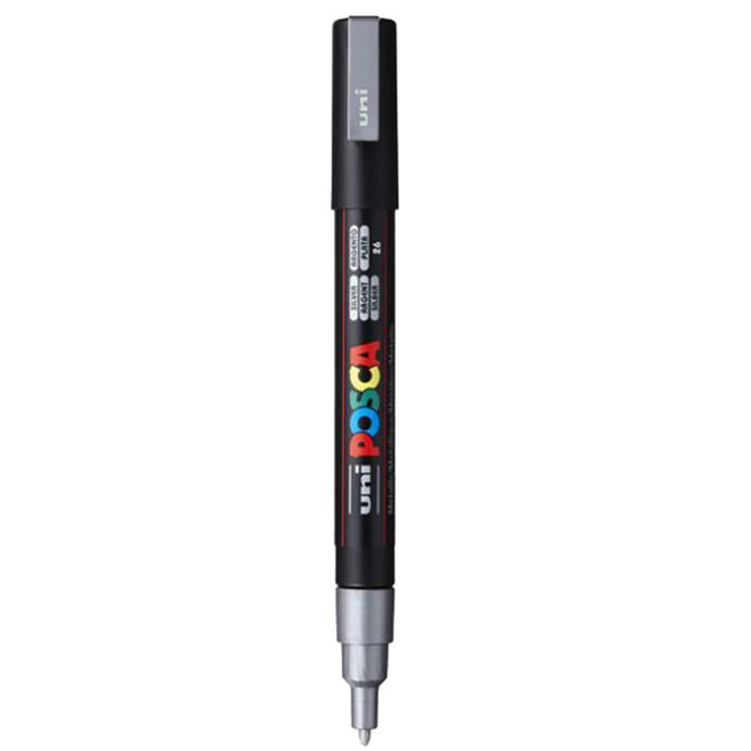 Marcador uni posca 3M Cinza 26