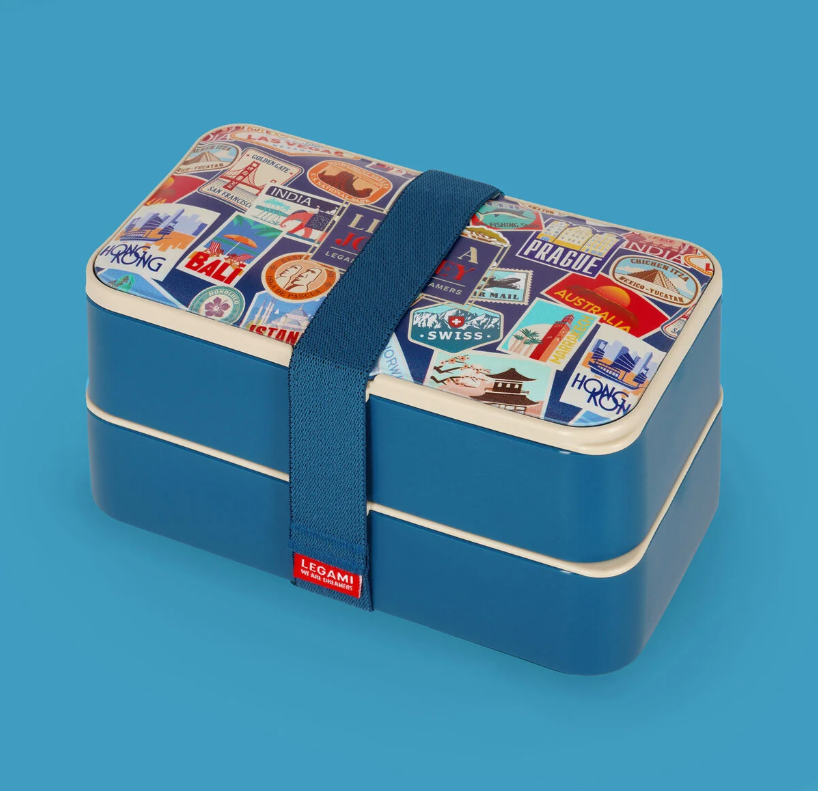 Lancheira Legami adesivos de viagem 1.2L