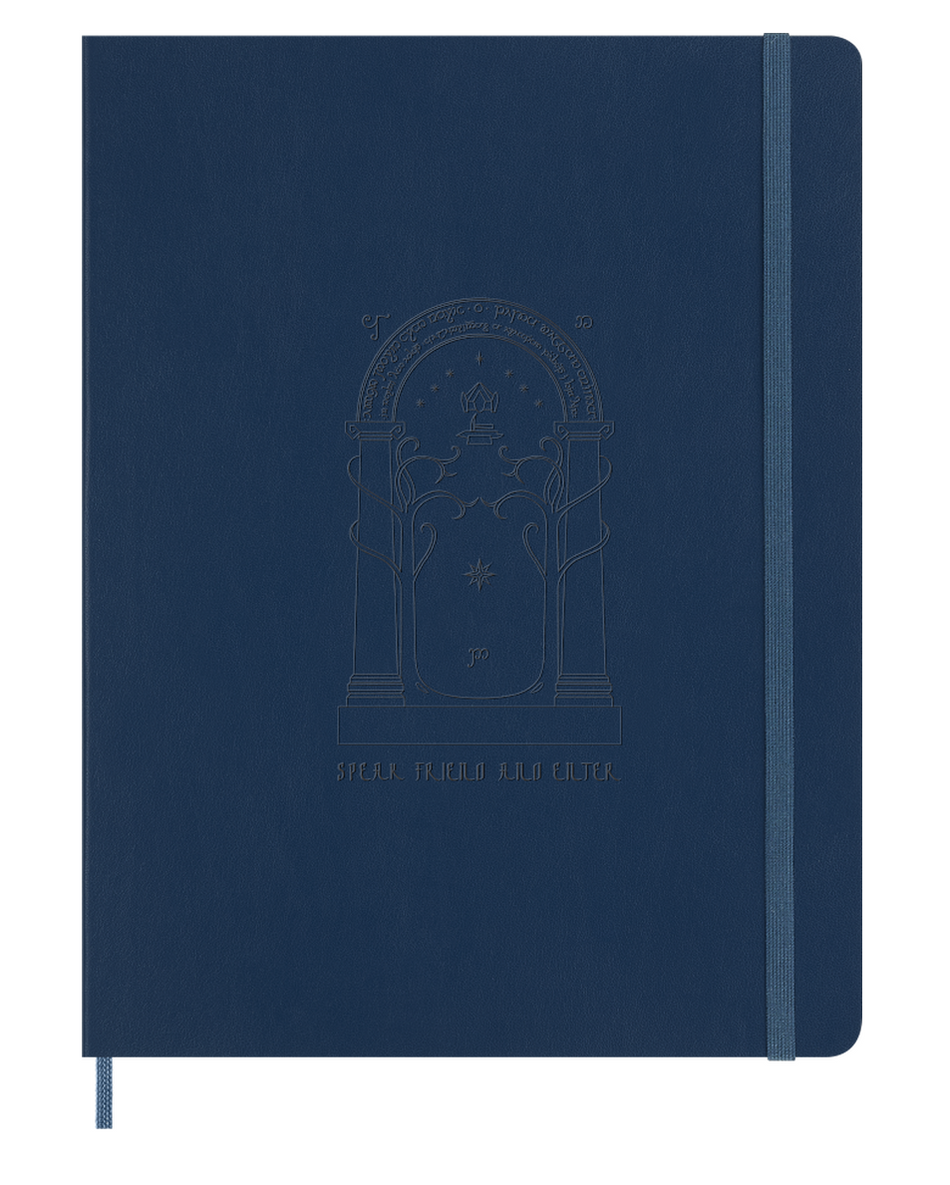 Moleskine O Senhor dos Anéis – Caderno XL Pautado com Capa Flexível