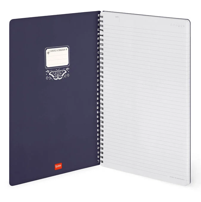 Caderno A4 Legami Espiral Maxi - Moth