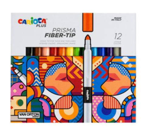 Marcadores carioca plus conjunto de 12