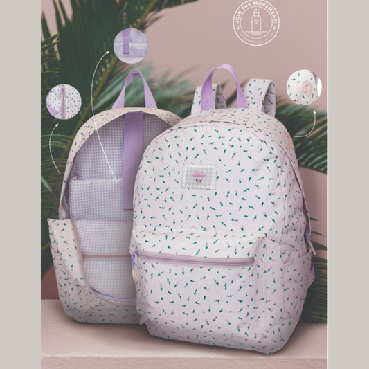 Conjunto Mochila e estojo Happiness