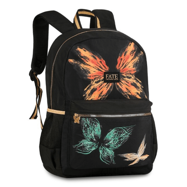 Mochila Escolar Fate - Winx saga - Preto