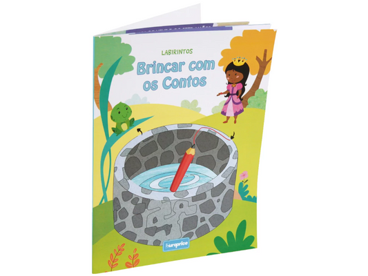 Livro para colorir - Brincar com os Contos – Labirintos