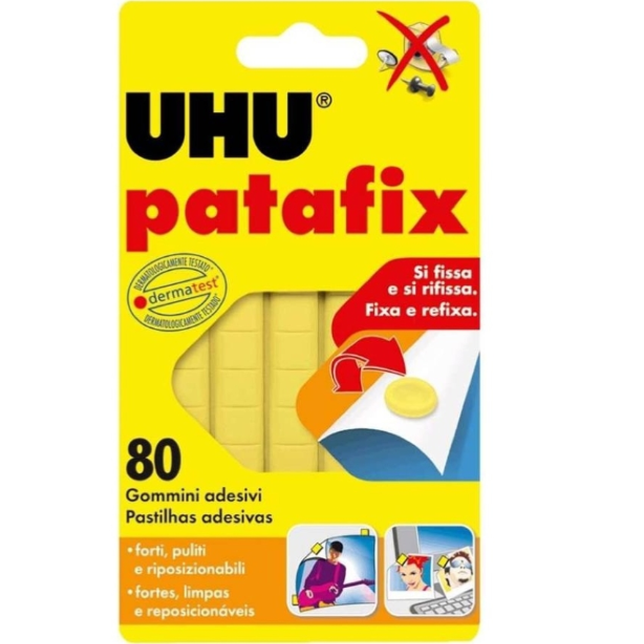 Cola Patafix UHU Amarela