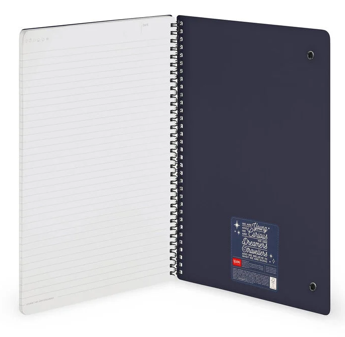 Caderno A4 Legami Espiral Maxi - Moth