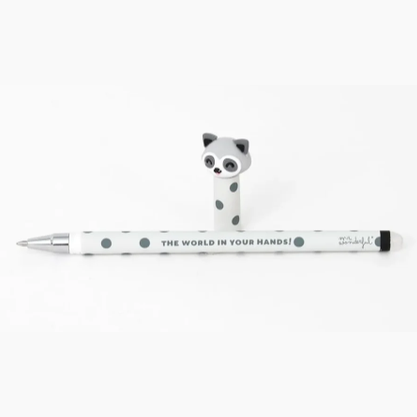 Caneta apagável Guaxinim Bo-Bo Mr.Wonderful