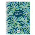 Agenda semanal espiral A6 Selva 129x150mm 26/27 16 meses Finocam