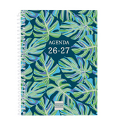 Agenda semanal espiral A6 Selva 129x150mm 26/27 16 meses Finocam
