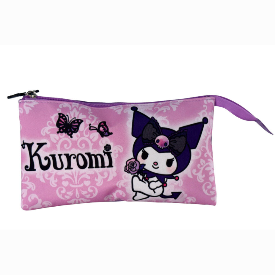 Estojo triplo Kuromi