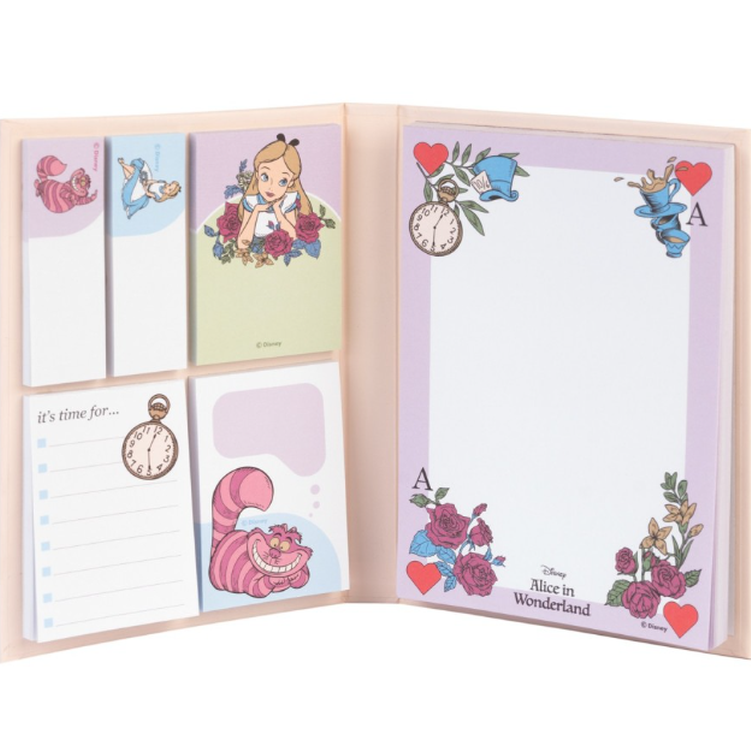 Bloco de notas adesivas Alice no pais das maravilhas