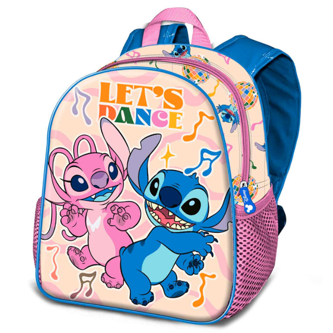 Mochila Pré-escolar Stitch & Angel