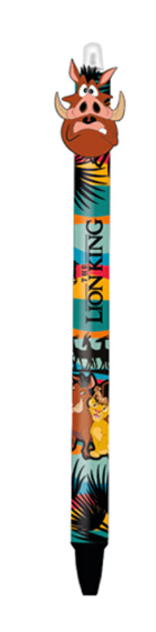 Caneta Apagavel click Rei Leão - Pumbaa