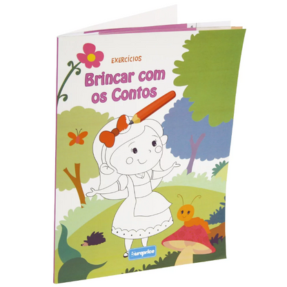 Livro para colorir - Brincar com os Contos – Exercícios