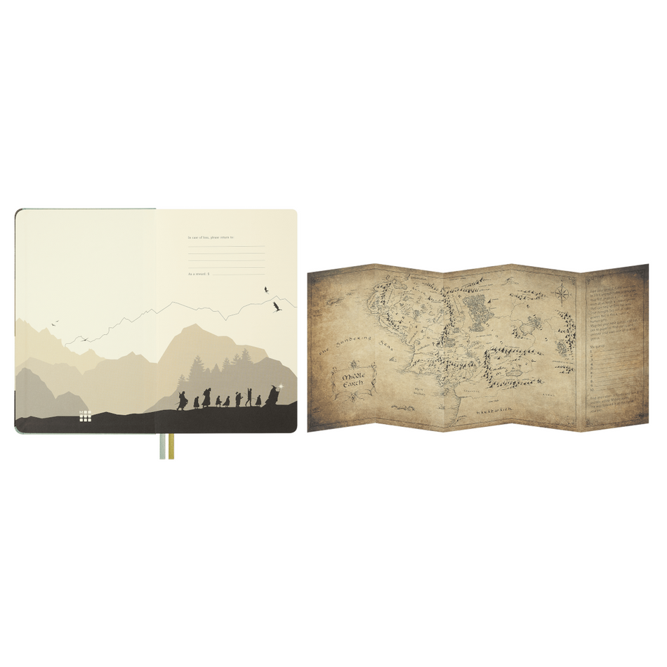 Moleskine Senhor dos Aneis Pautado