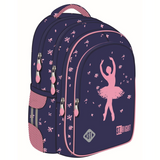 Mochila Escolar Bailarina 43 cm com 4 Compartimentos – 43 x 32 x 21 cm