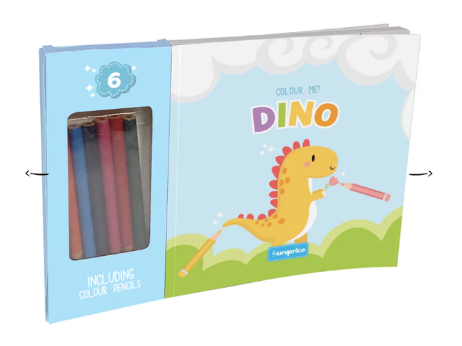 Livro para colorir - Colour Me! – Dino