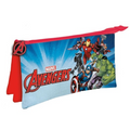 Estojo triplo Avengers