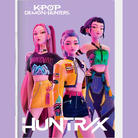 Caderno agraf. B5 Pautado das K-Pop