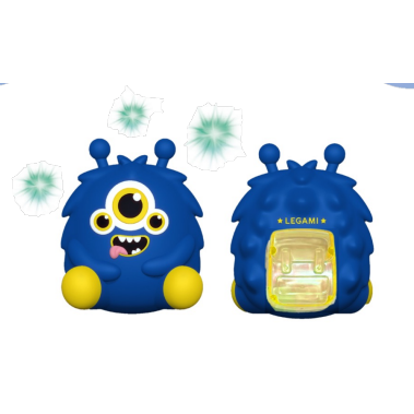 Afia com depósito e com luz Monster Legami