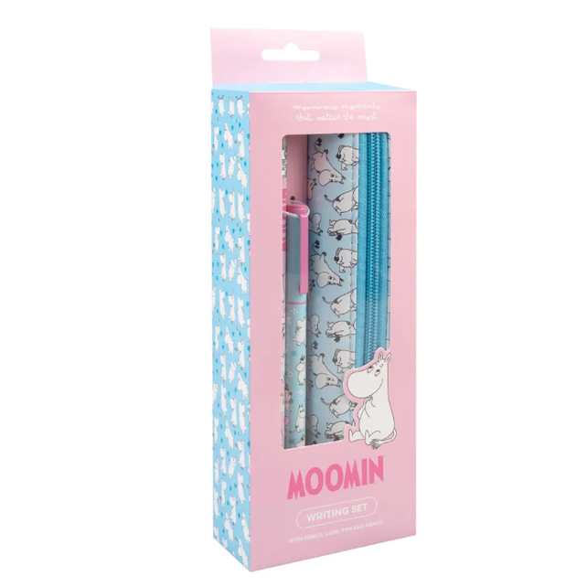 Pack estojo com caneta e lápis moomin