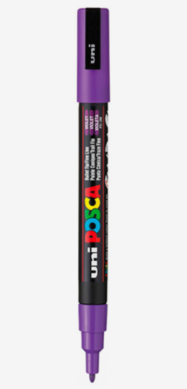 Marcador uni posca 3M Violeta 12