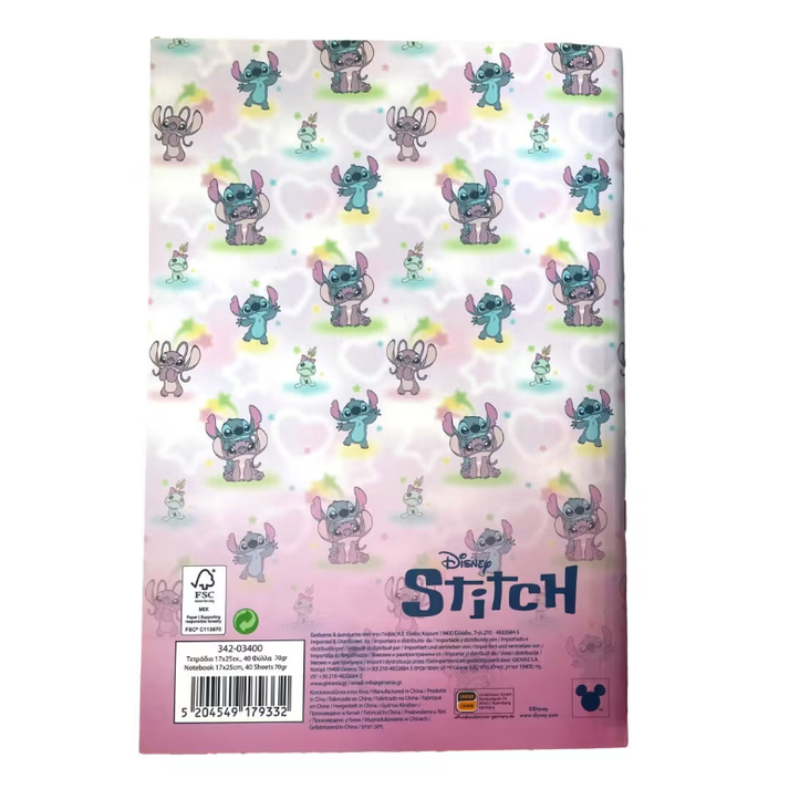 Caderno B5 Stitch