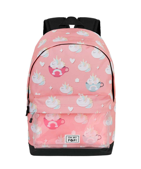 Mochila OH MY POP!  Cupnicorn Hs Clear Rosa