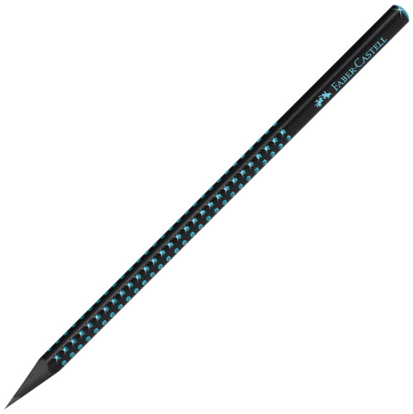 Lápis Faber-Castell Sparkle Midnight Azul Oceano
