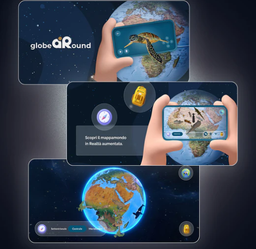 Globo GAIA: Terra Incrível com Realidade Aumentada (RA)