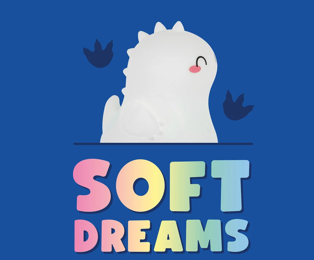 Luz de presença recarregável dinossauro - Soft Dreams