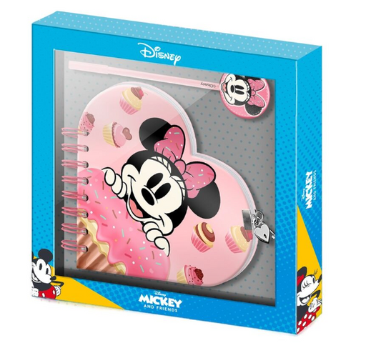 Diário da Minnie + Caneta Muffin Minnie Disney