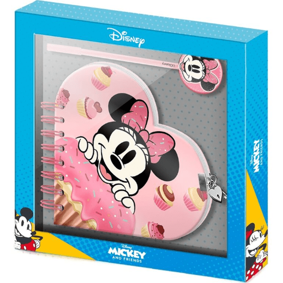 Diário da Minnie + Caneta Muffin Minnie Disney