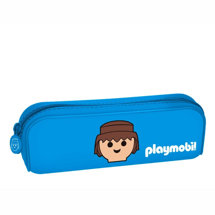 Estojo silicone Playmobil Menino Azul