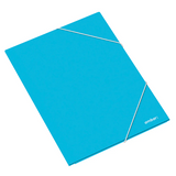Capa com Elástico Ambar School Almaço Cartolina A4 Azul