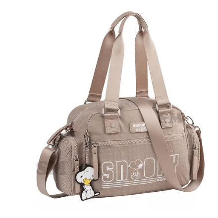Bolsa de mão Snoopy 30CM bege