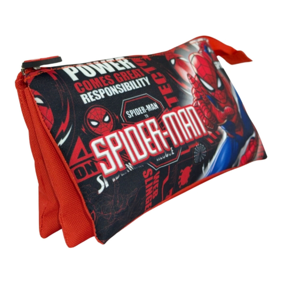 Estojo triplo Spiderman